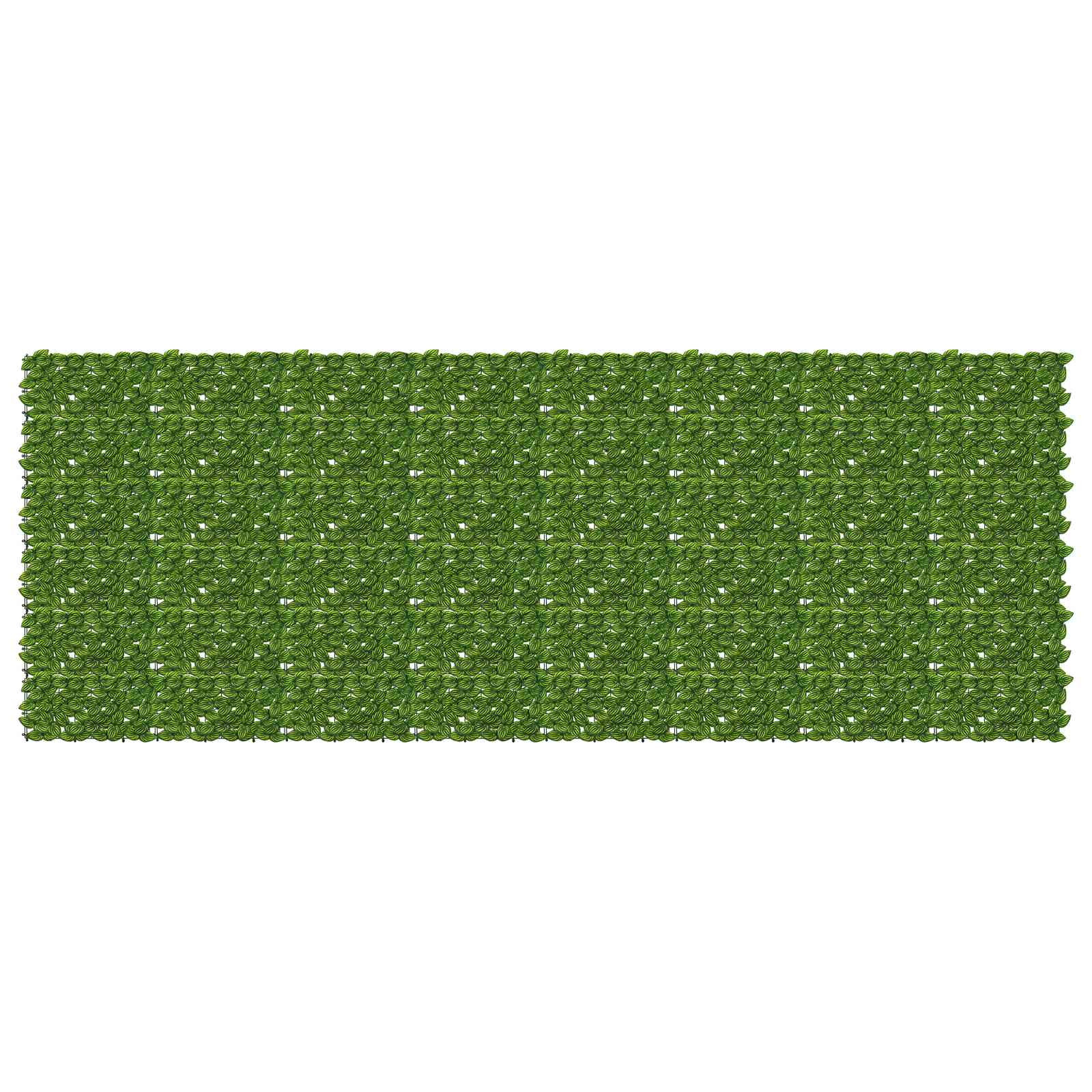 vidaXL Parawan balkonowy z liśćmi Zielony i Żółty 400 x 150 cm
