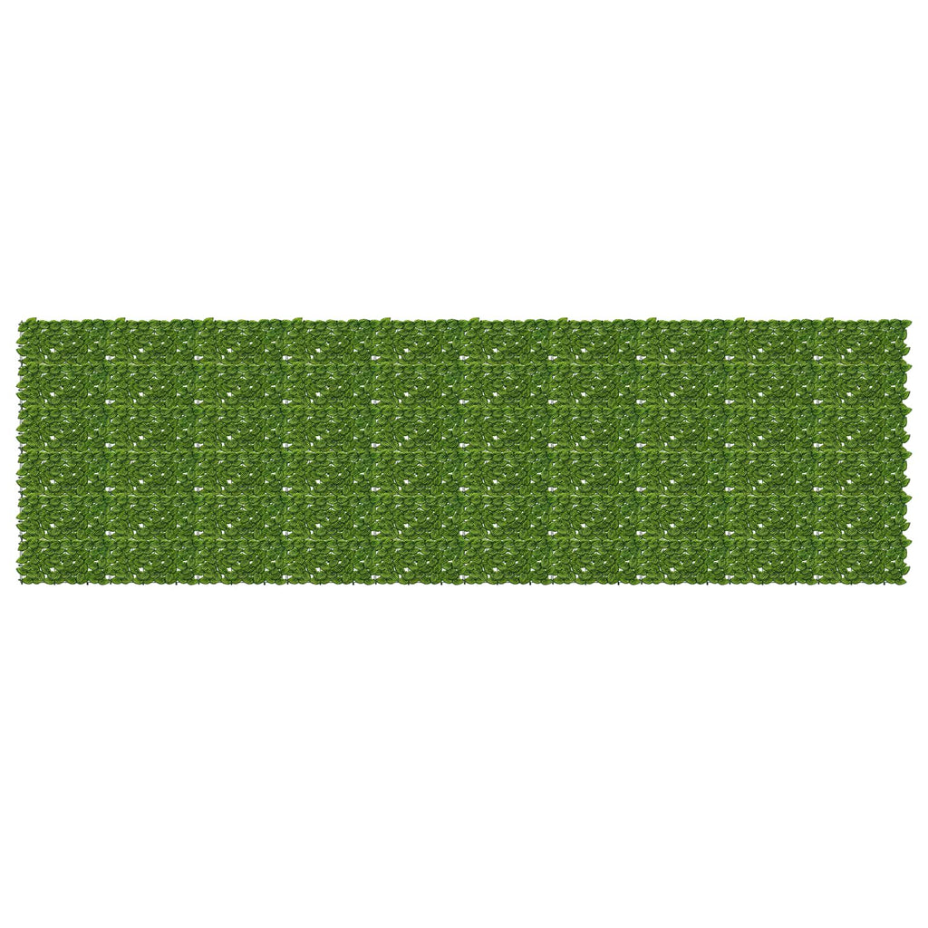 vidaXL Parawan balkonowy z liśćmi Zielony i Żółty 500 x 150 cm
