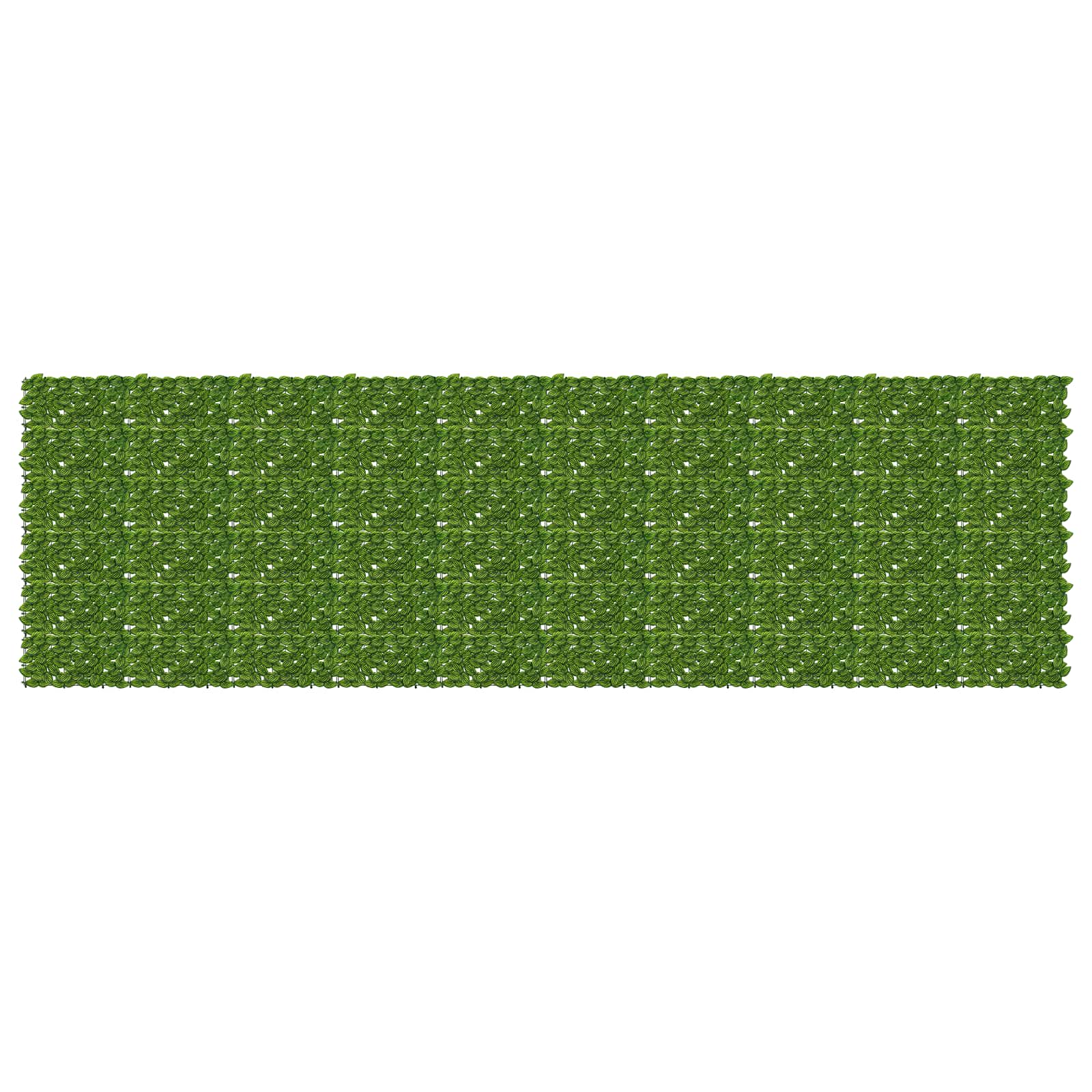 vidaXL Parawan balkonowy z liśćmi Zielony i Żółty 500 x 150 cm
