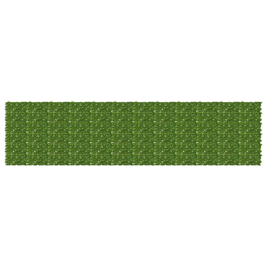 vidaXL Parawan balkonowy z liśćmi Zielony i Żółty 600 x 150 cm