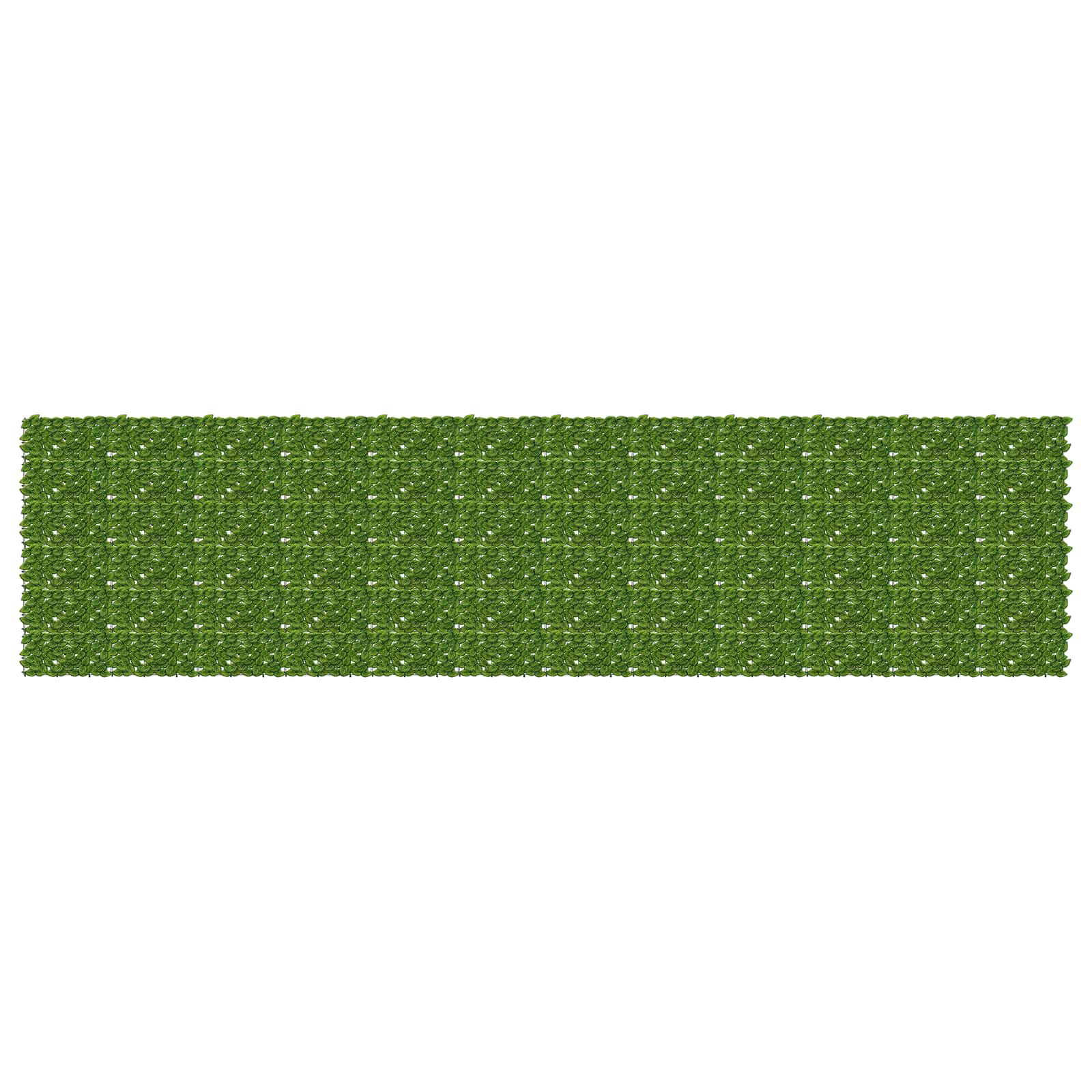 vidaXL Parawan balkonowy z liśćmi Zielony i Żółty 600 x 150 cm