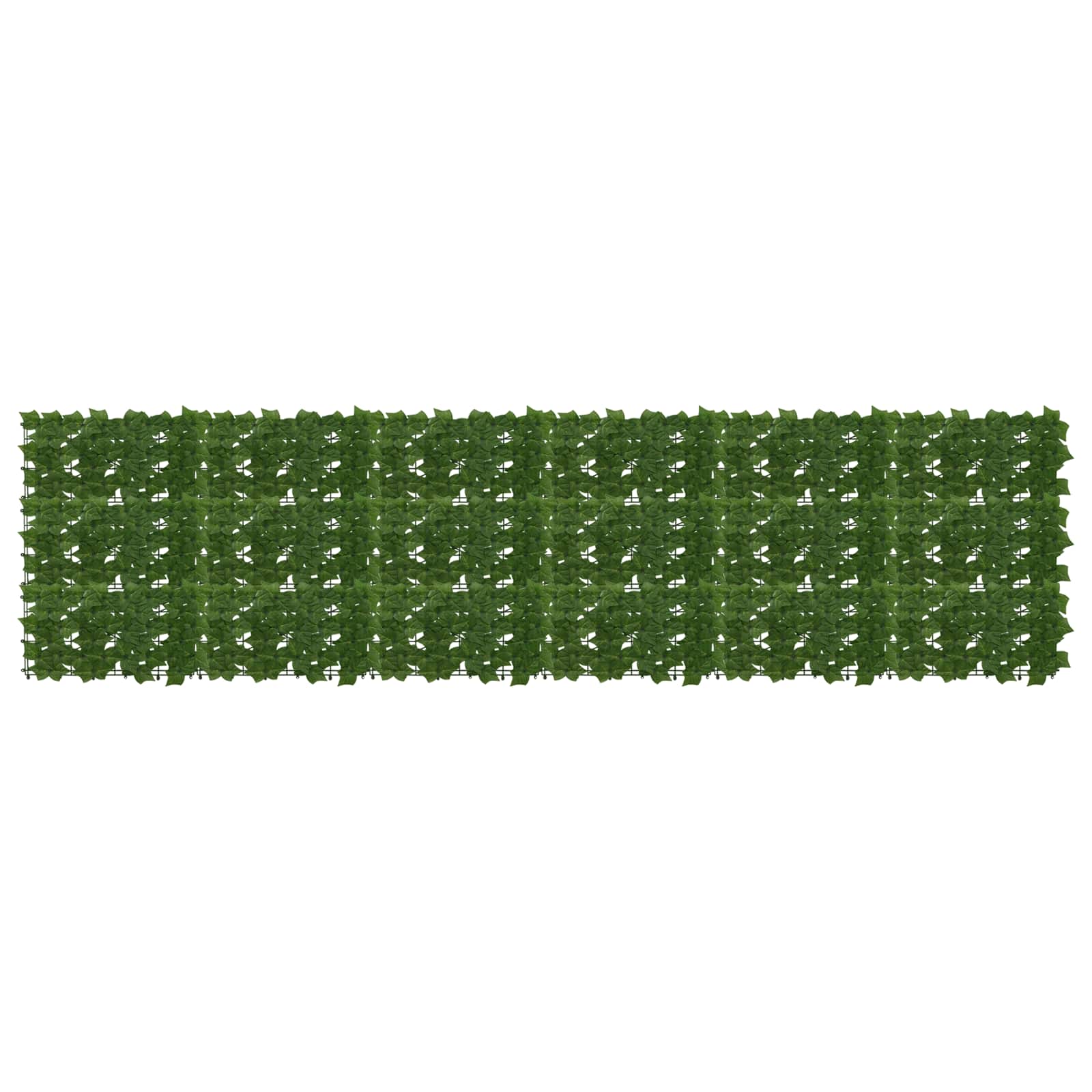 vidaXL Parawan balkonowy z liśćmi zielony 300 x 75 cm