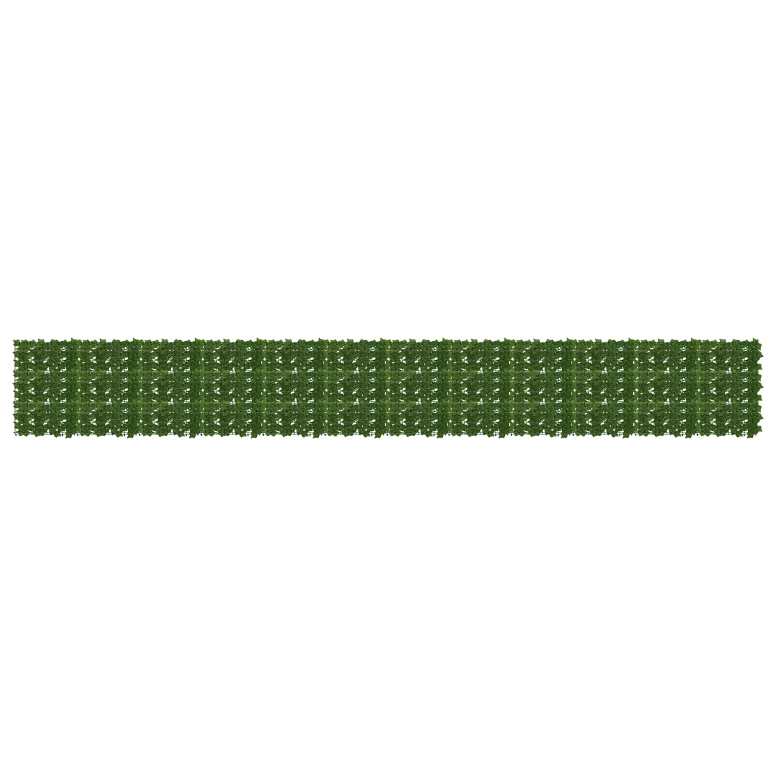 vidaXL Parawan balkonowy z liśćmi zielony 600 x 75 cm