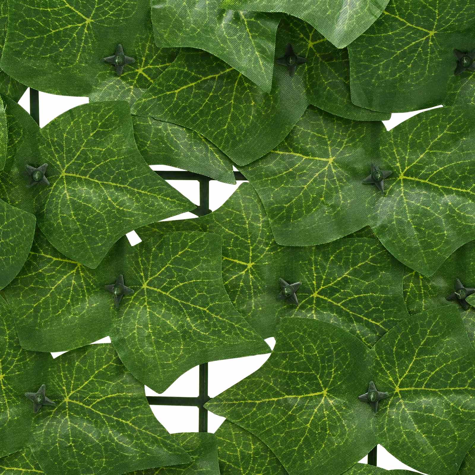 vidaXL Parawan balkonowy z liśćmi zielony 300 x 100 cm