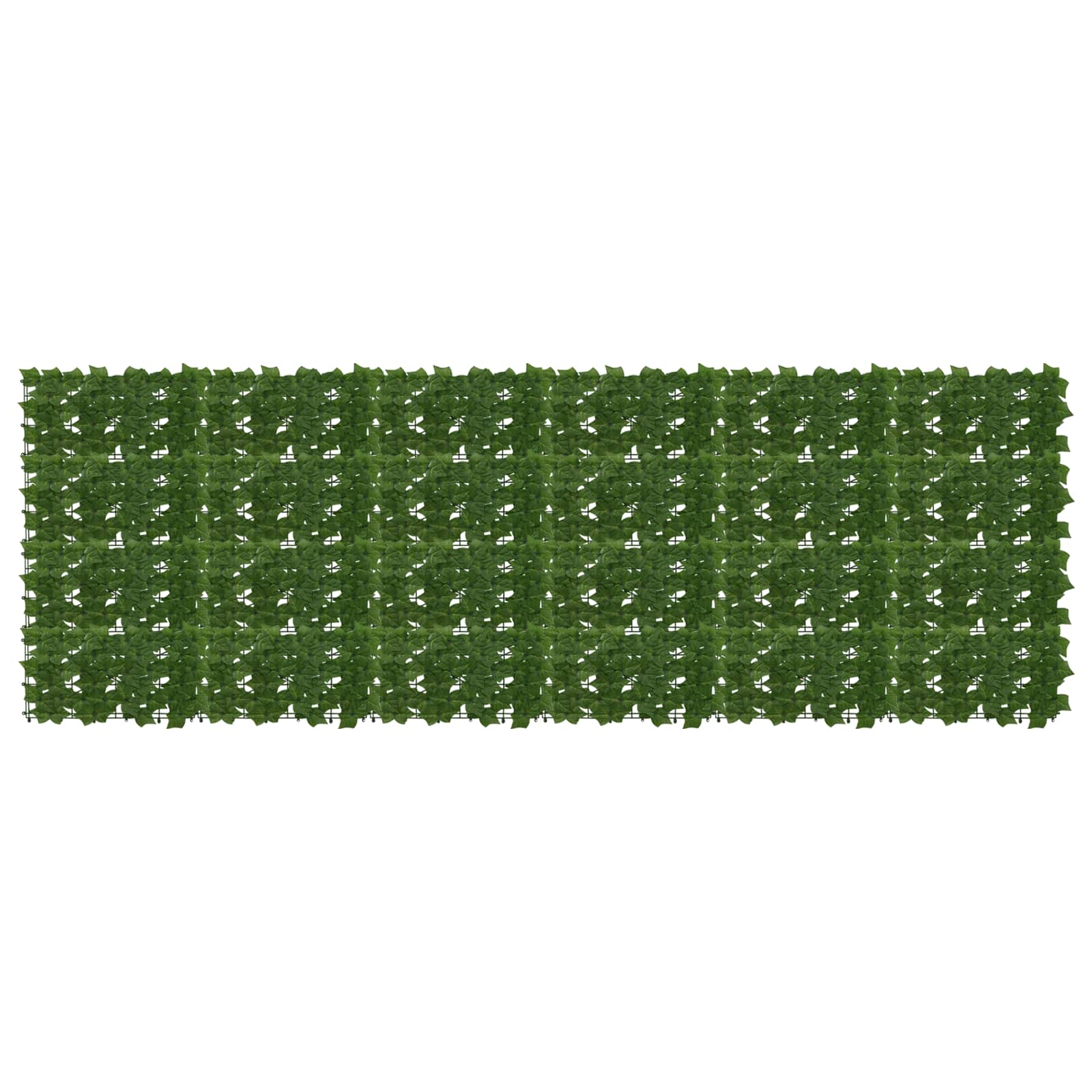 vidaXL Parawan balkonowy z liśćmi zielony 300 x 100 cm