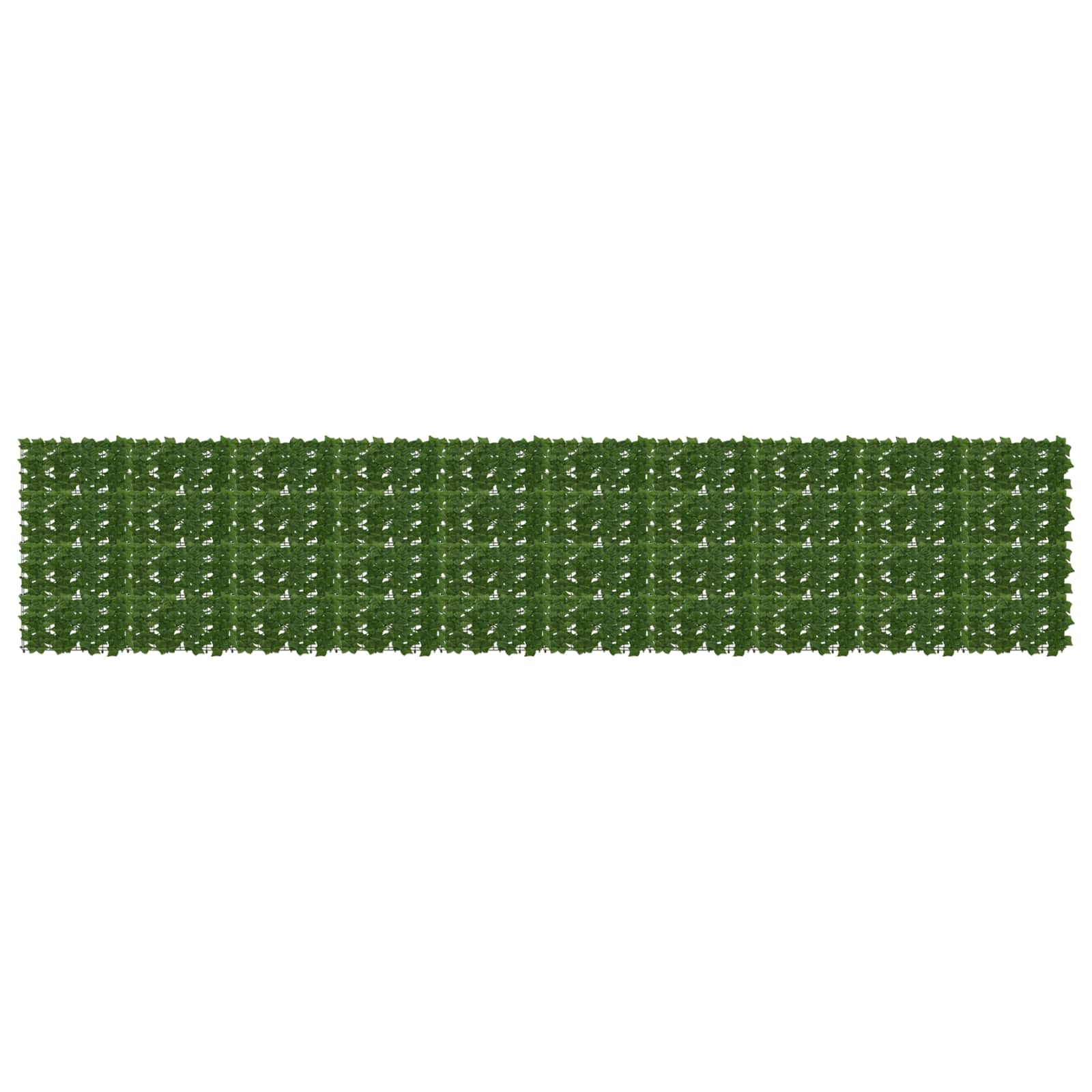 vidaXL Parawan balkonowy z liśćmi zielony 500 x 100 cm