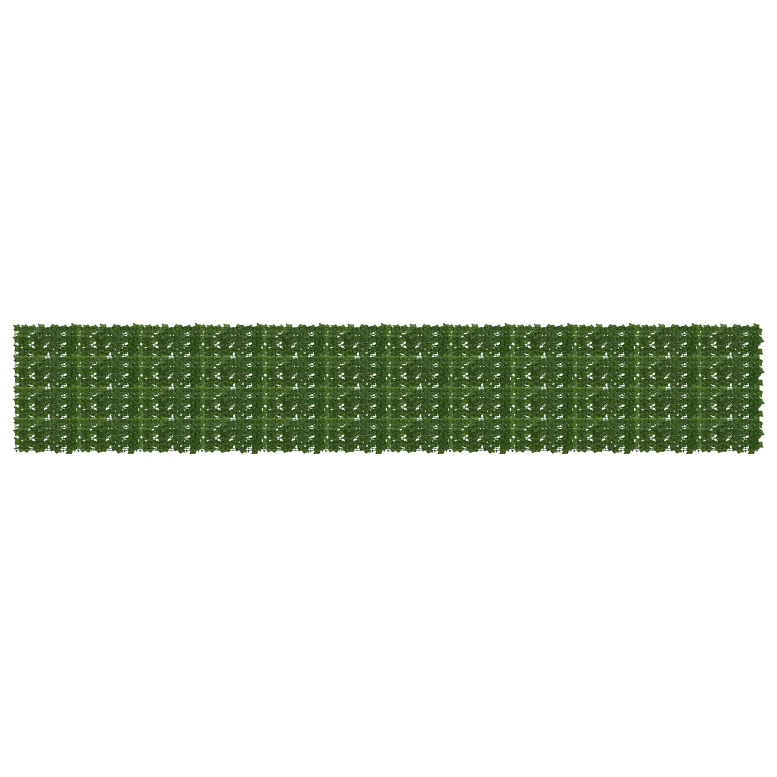 vidaXL Parawan balkonowy z liśćmi zielony 600 x 100 cm