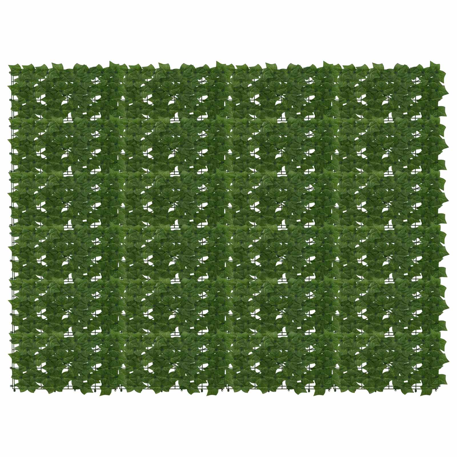 vidaXL Parawan balkonowy z liśćmi zielony 200 x 150 cm