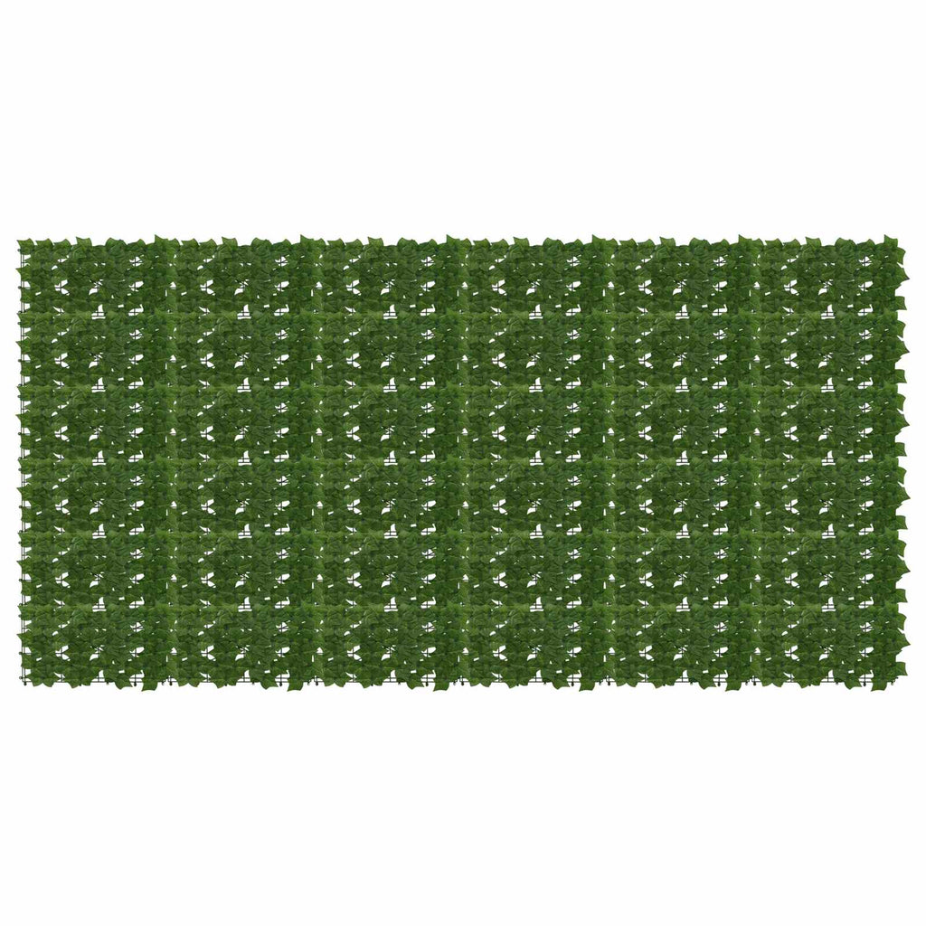 vidaXL Parawan balkonowy z liśćmi 300 x 150 cm Polietylen i Tkanina