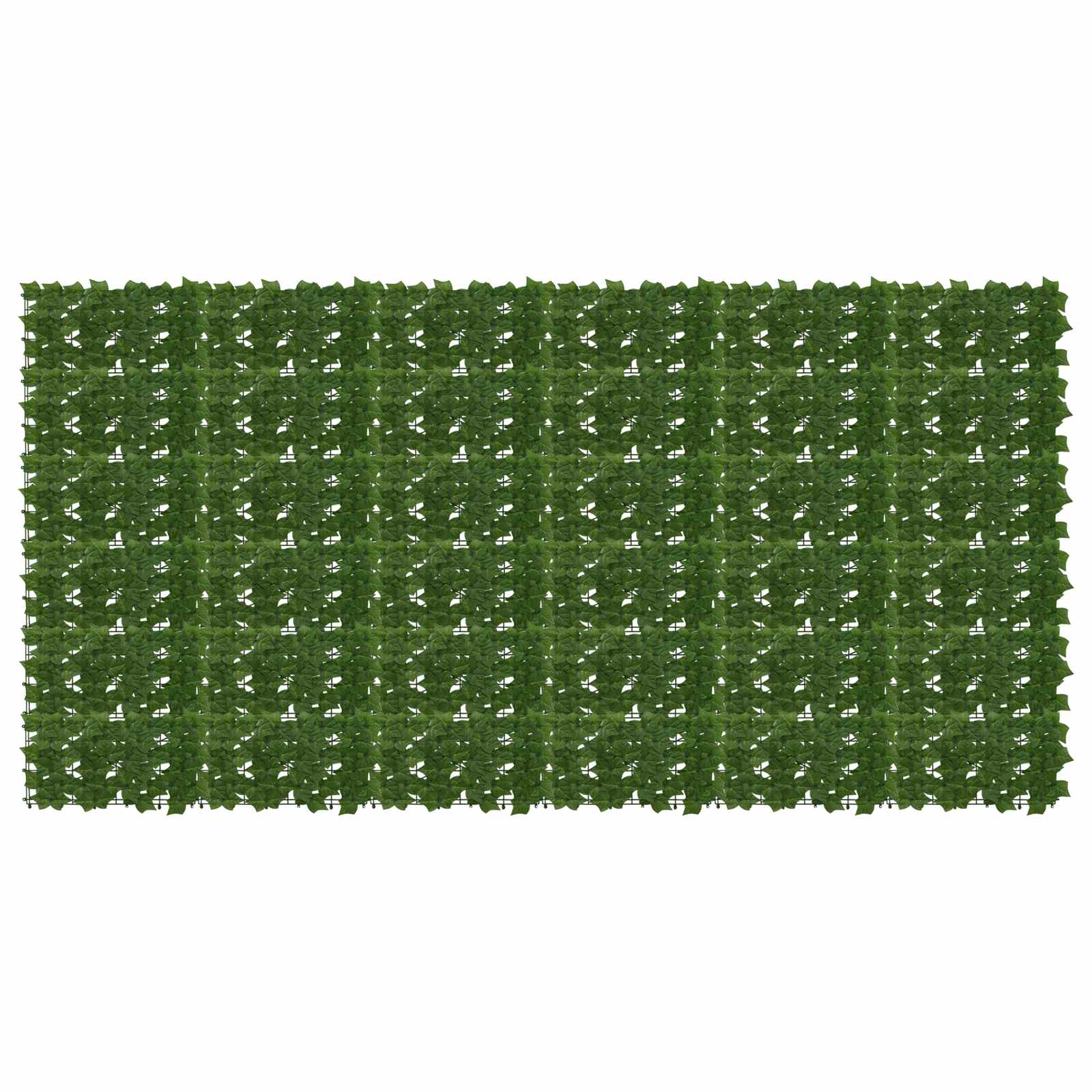 vidaXL Parawan balkonowy z liśćmi 300 x 150 cm Polietylen i Tkanina