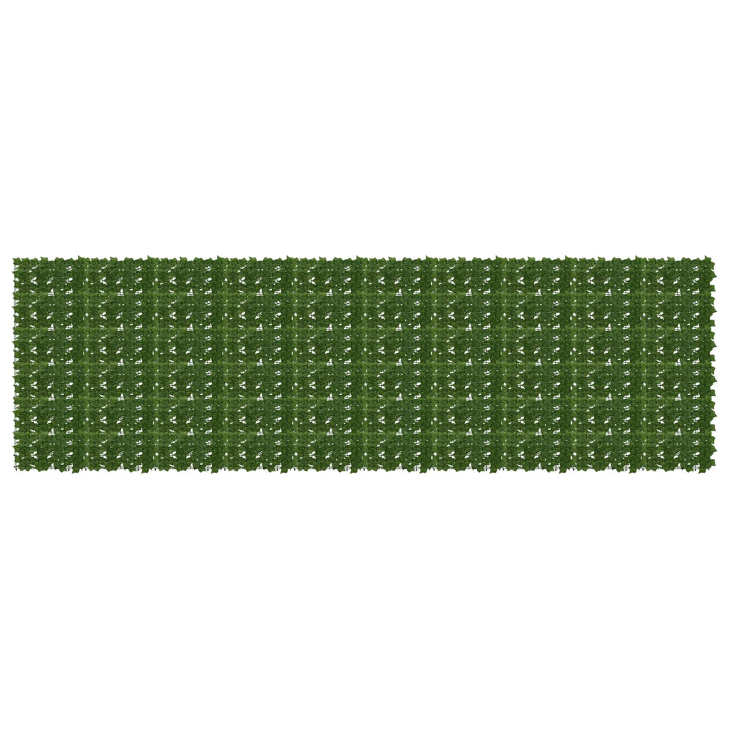 vidaXL Parawan balkonowy z liśćmi zielony 500 x 150 cm