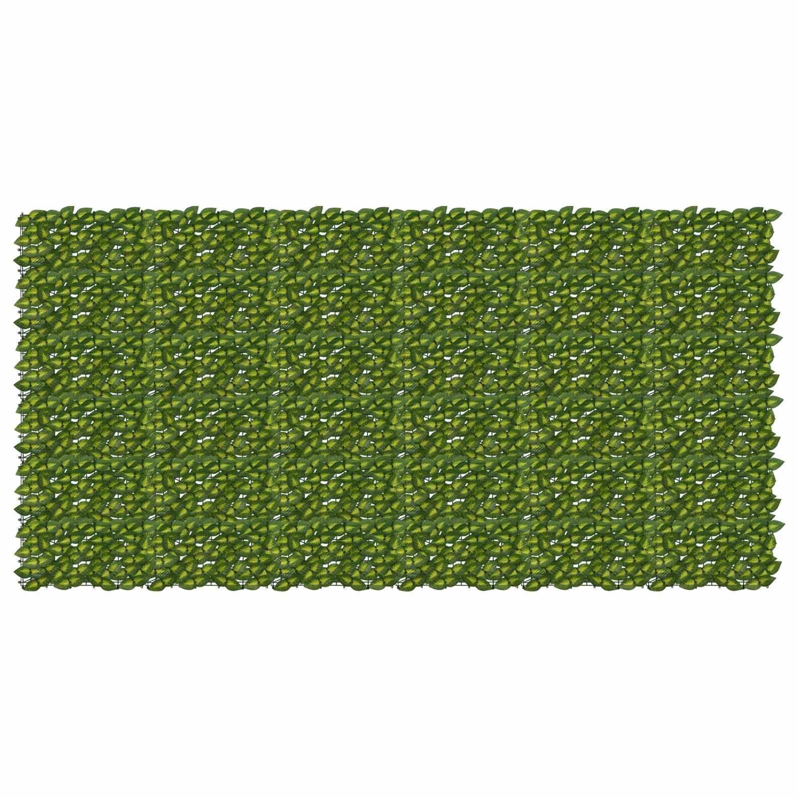 vidaXL Parawan balkonowy z liśćmi Zielony i Żółty 300 x 150 cm