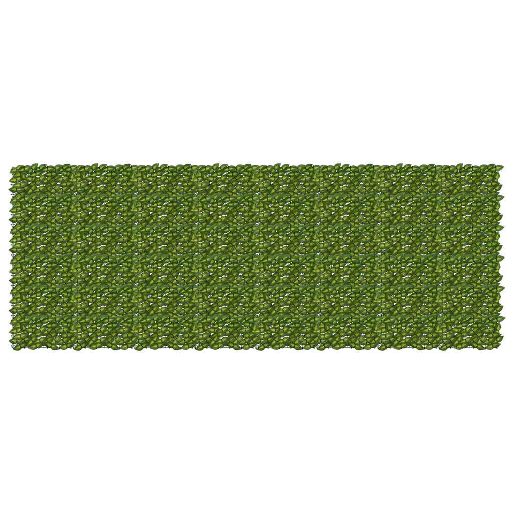 vidaXL Parawan balkonowy z liśćmi Zielony i Żółty 400 x 150 cm