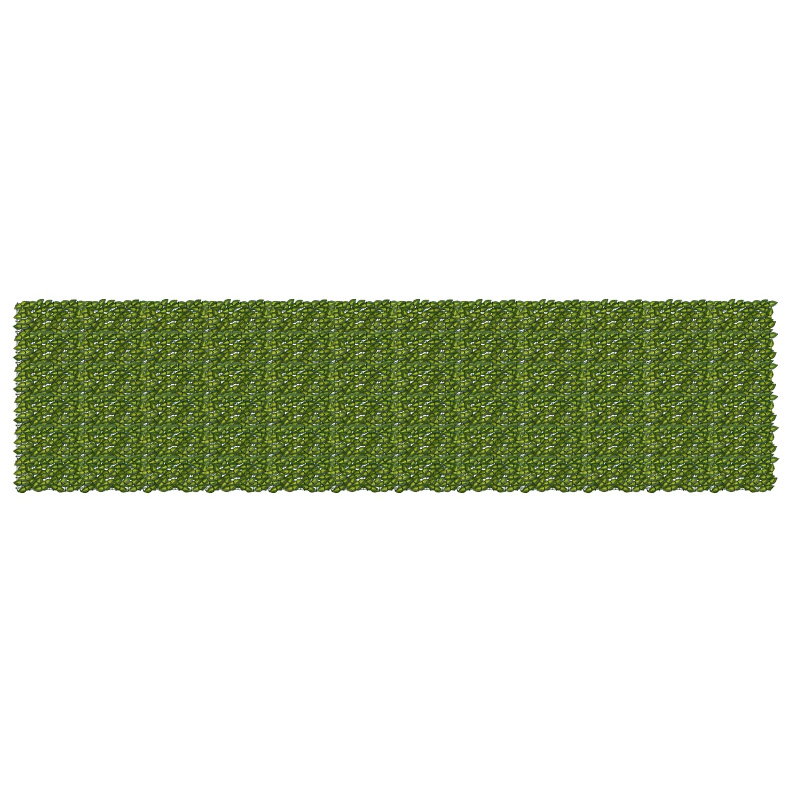 vidaXL Parawan balkonowy z liśćmi Zielony i Żółty 600 x 150 cm