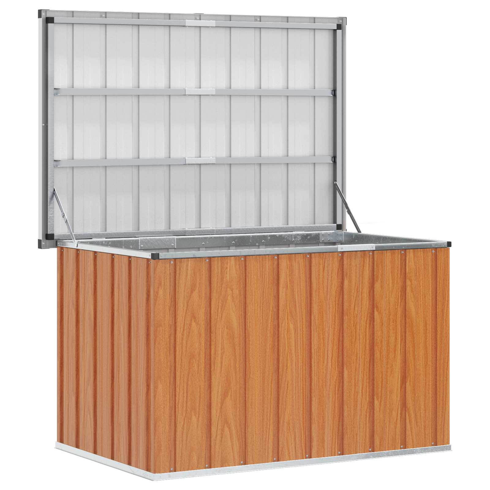vidaXL Skrzynia do przechowywania na zewnątrz drewno 109 x 67 x 65 cm