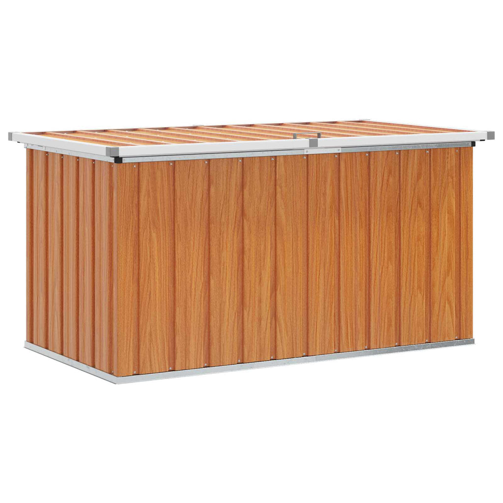 vidaXL Skrzynia do przechowywania na zewnątrz drewno 129 x 67 x 65 cm