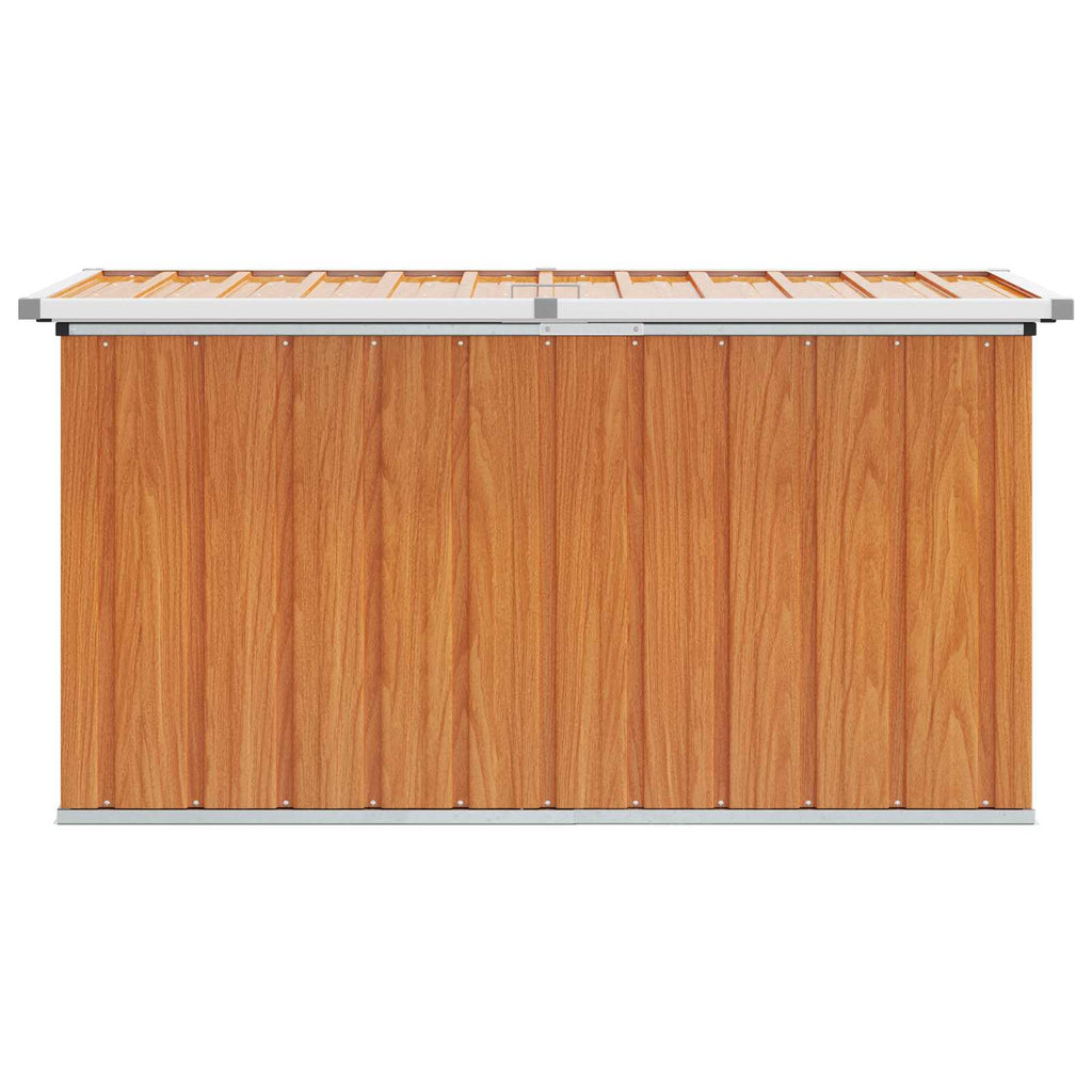 vidaXL Skrzynia do przechowywania na zewnątrz drewno 129 x 67 x 65 cm