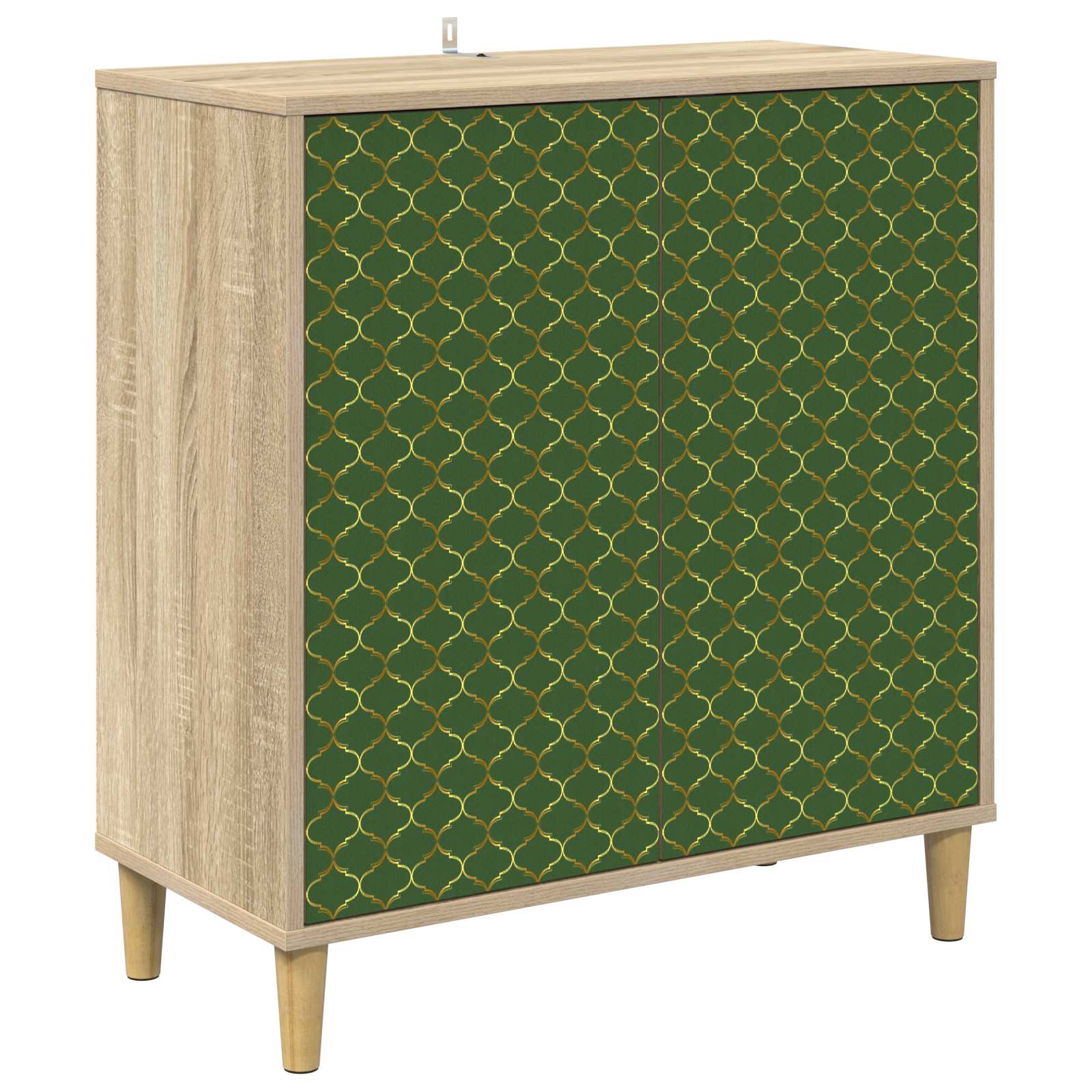 vidaXL Bufet GELEEN Sonoma 69 x 33 x 75 cm Drewno inżynieryjne