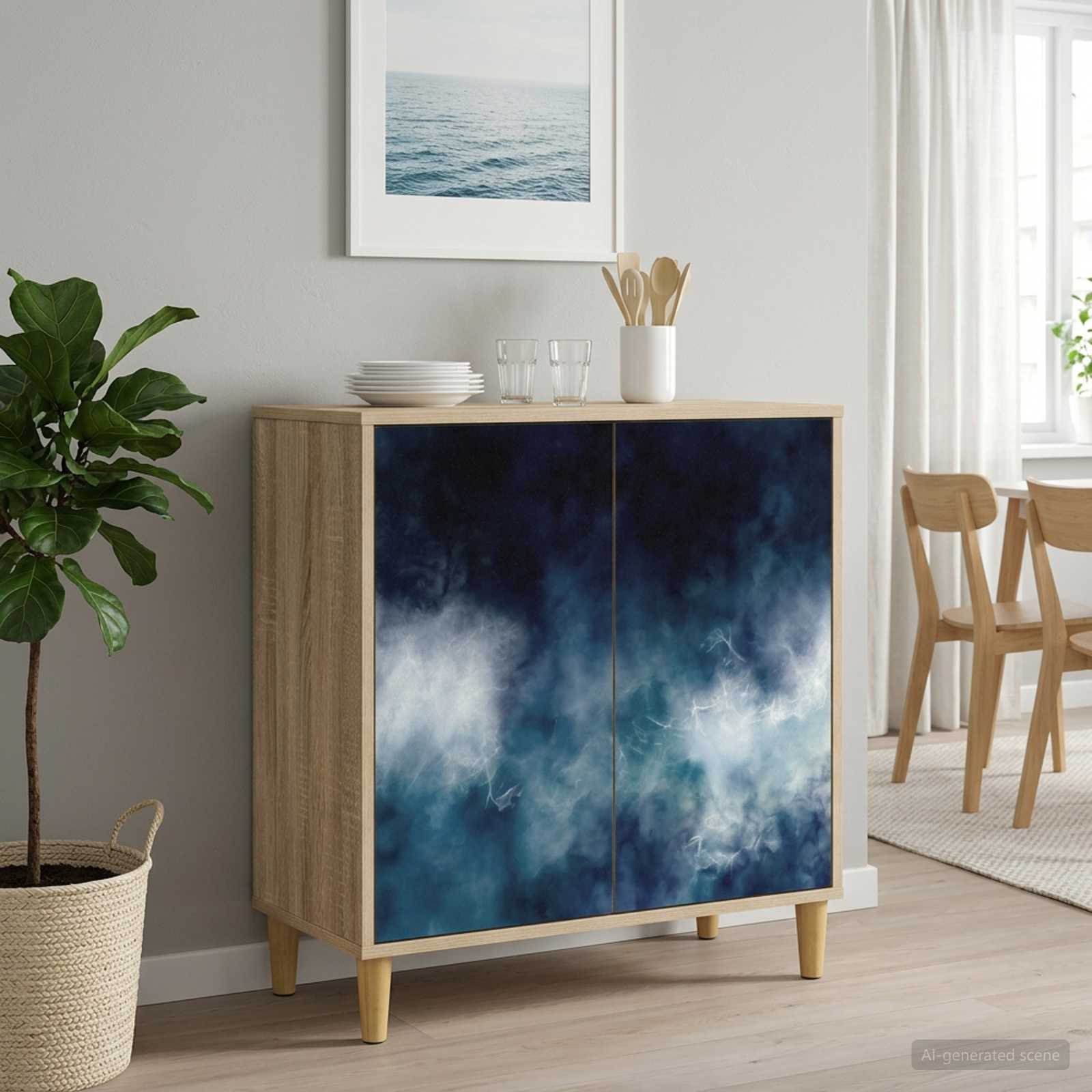 vidaXL Bufet RAALTE Sonoma 69 x 33 x 75 cm Drewno inżynieryjne