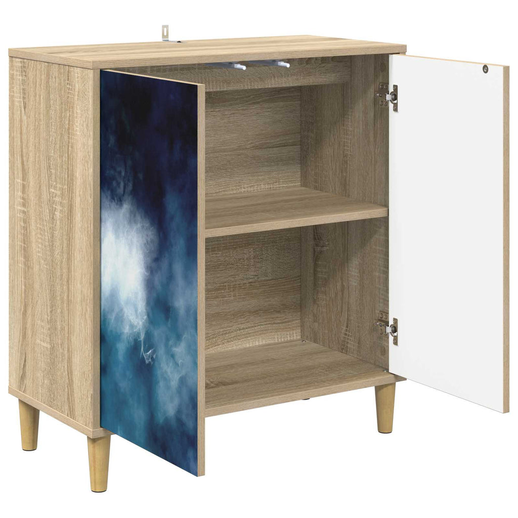 vidaXL Bufet RAALTE Sonoma 69 x 33 x 75 cm Drewno inżynieryjne