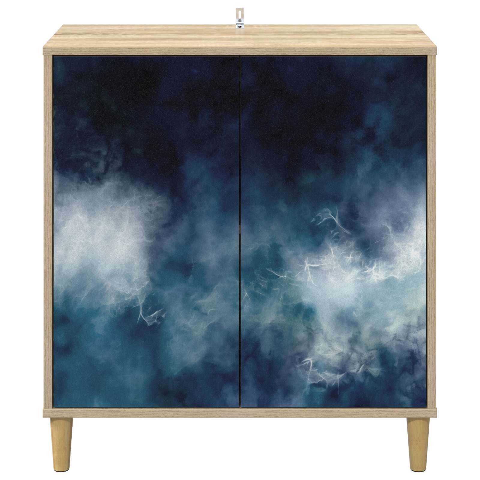 vidaXL Bufet RAALTE Sonoma 69 x 33 x 75 cm Drewno inżynieryjne