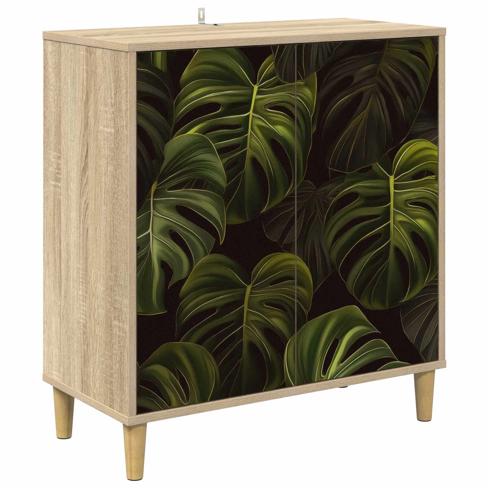 vidaXL Bufet ELBURG Sonoma 69 x 33 x 75 cm Drewno inżynieryjne
