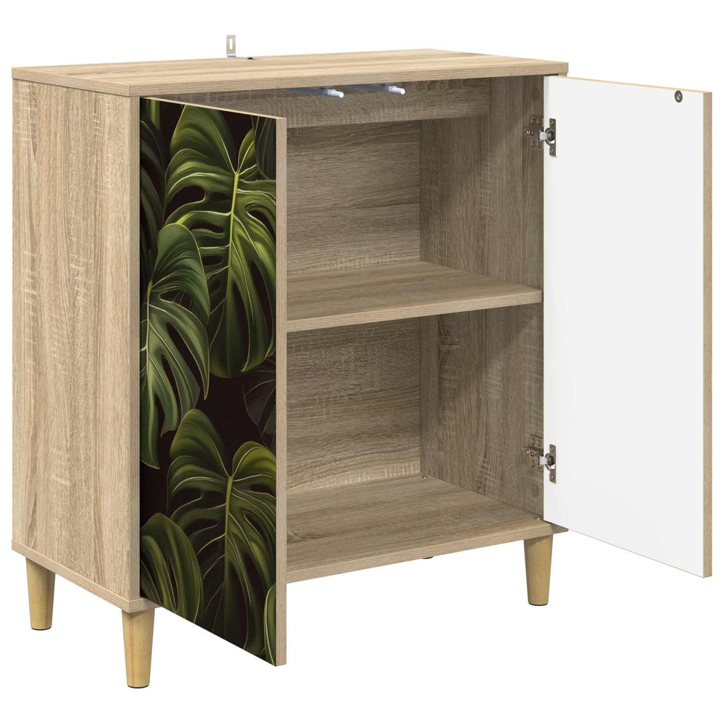 vidaXL Bufet ELBURG Sonoma 69 x 33 x 75 cm Drewno inżynieryjne