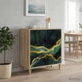 vidaXL Bufet WIJHE Sonoma 69 x 33 x 75 cm Drewno inżynieryjne