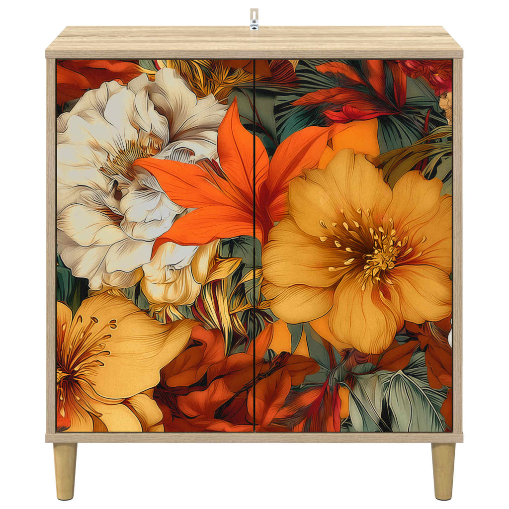vidaXL Bufet GENNEP Sonoma 69 x 33 x 75 cm Drewno inżynieryjne
