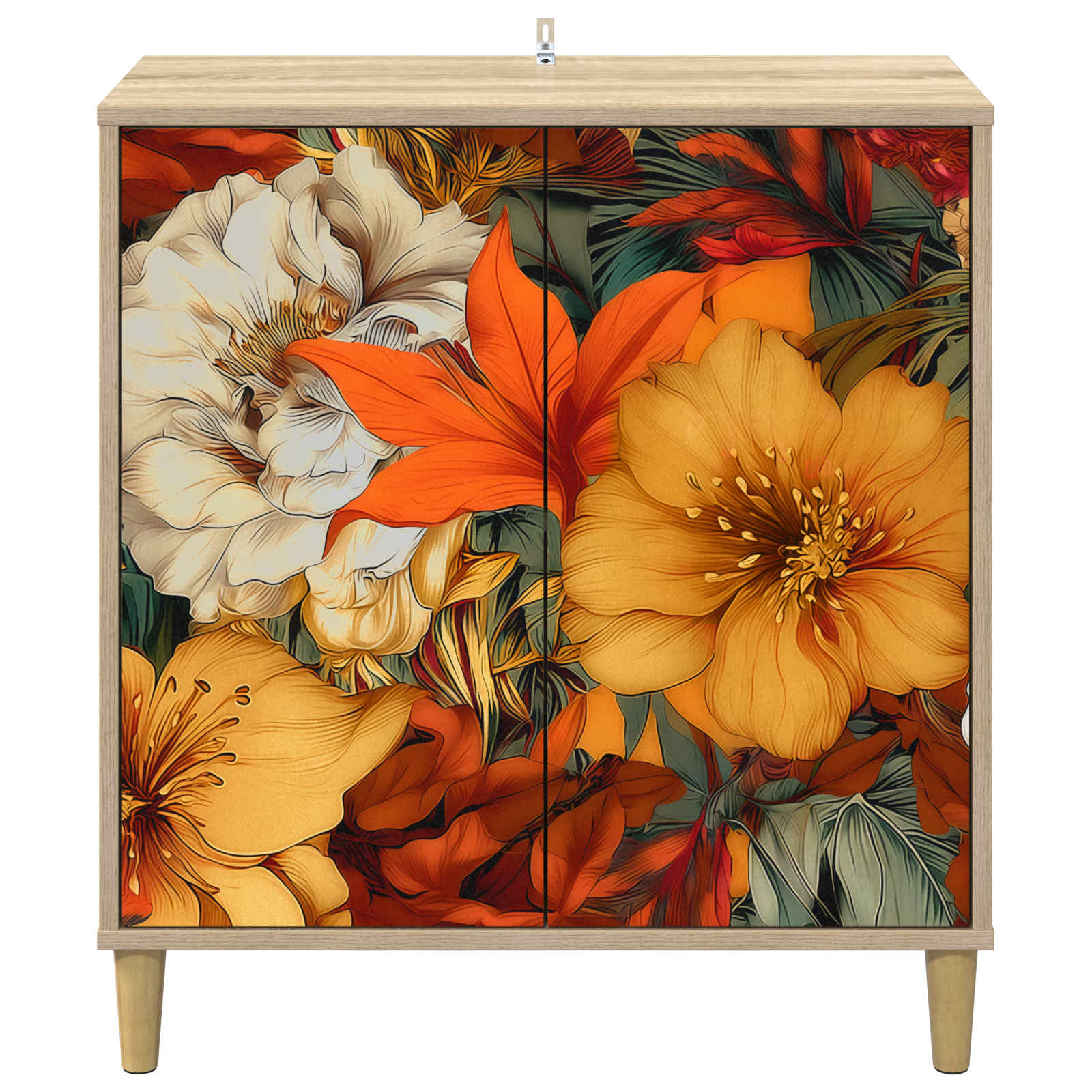 vidaXL Bufet GENNEP Sonoma 69 x 33 x 75 cm Drewno inżynieryjne