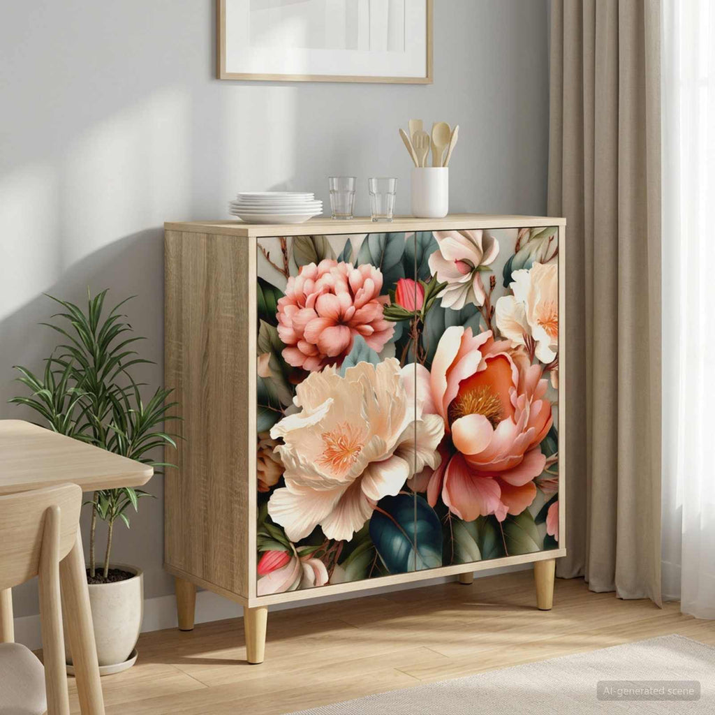 vidaXL Bufet BORNE Sonoma 69 x 33 x 75 cm Drewno inżynieryjne