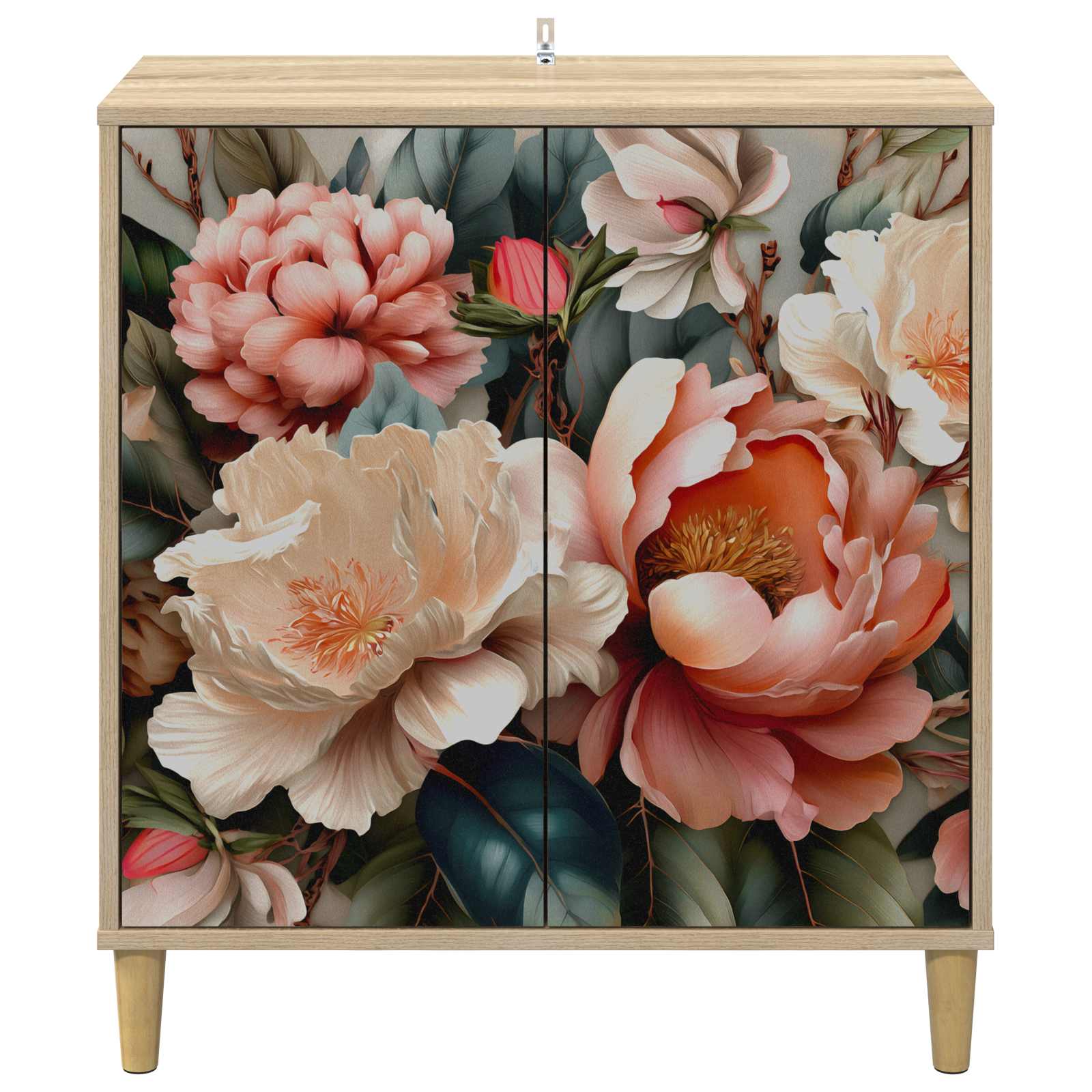 vidaXL Bufet BORNE Sonoma 69 x 33 x 75 cm Drewno inżynieryjne