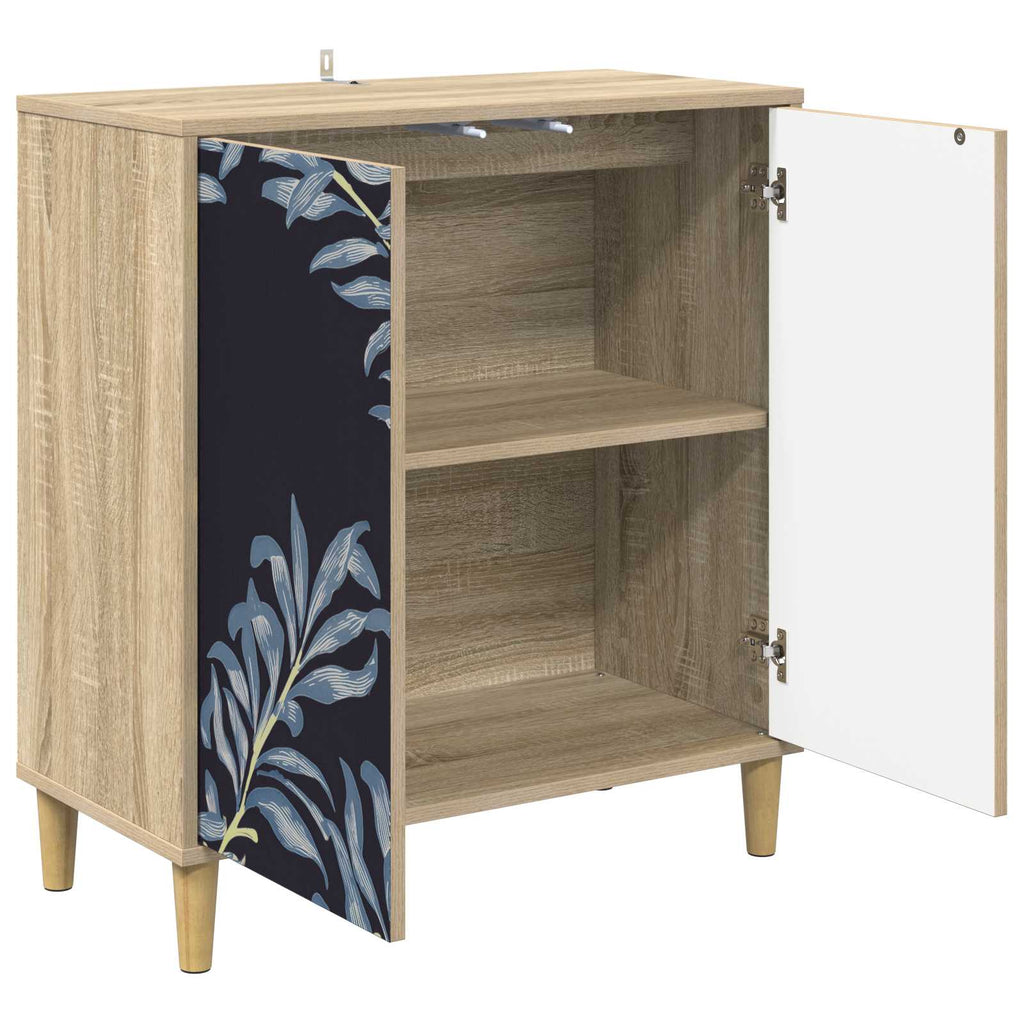 vidaXL Bufet DOKKUM Sonoma 69 x 33 x 75 cm Drewno inżynieryjne