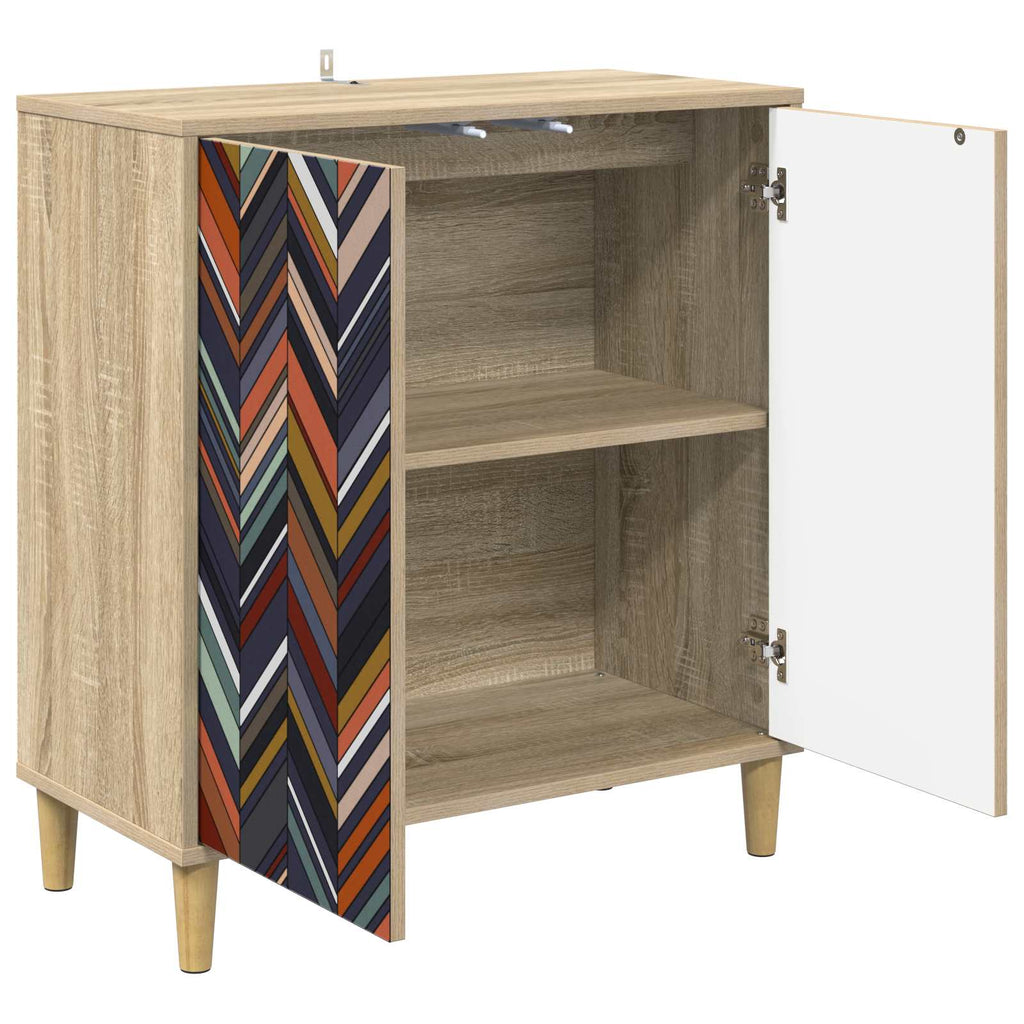 vidaXL Bufet OMMEN Sonoma 69 x 33 x 75 cm Drewno inżynieryjne