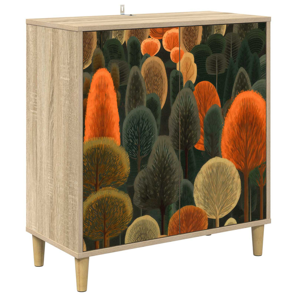 vidaXL Bufet ZAANDAM Sonoma 69 x 33 x 75 cm Drewno inżynieryjne