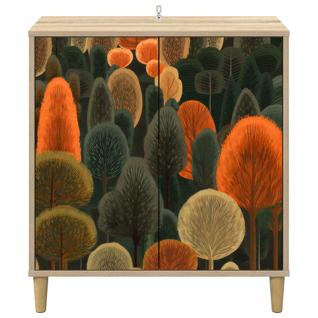 vidaXL Bufet ZAANDAM Sonoma 69 x 33 x 75 cm Drewno inżynieryjne