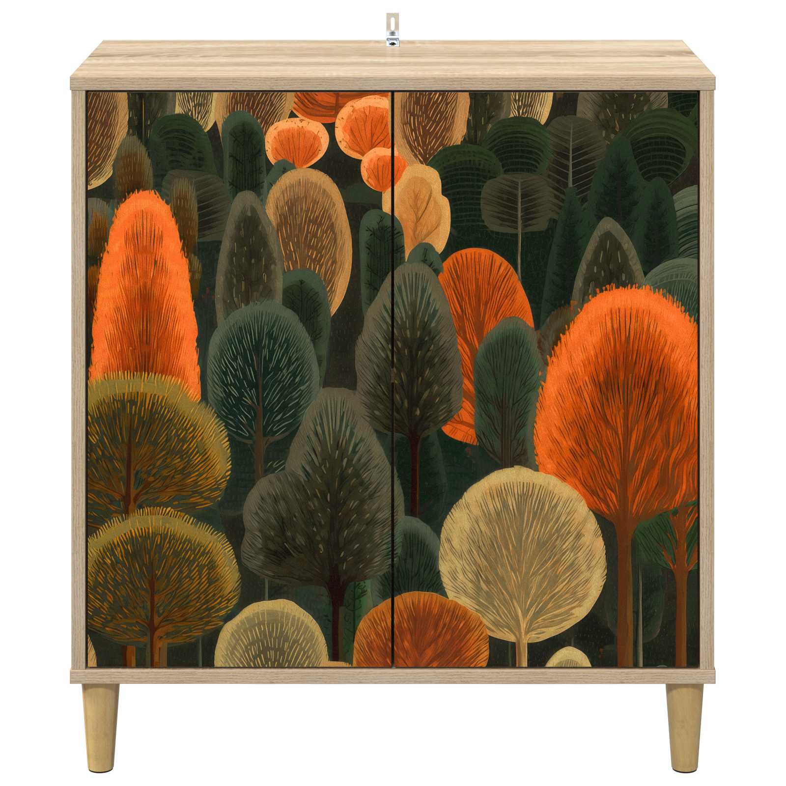 vidaXL Bufet ZAANDAM Sonoma 69 x 33 x 75 cm Drewno inżynieryjne