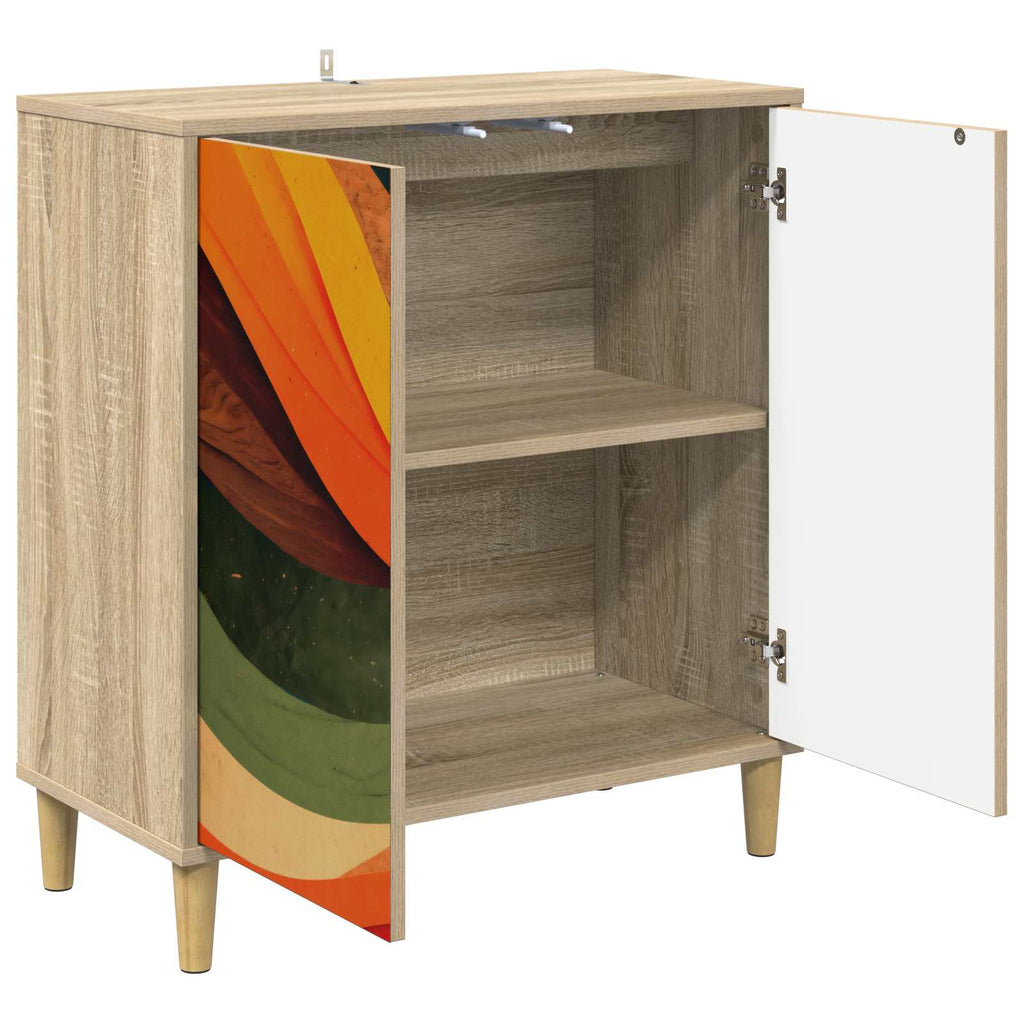 vidaXL Bufet BONN Sonoma 69 x 33 x 75 cm Drewno inżynieryjne