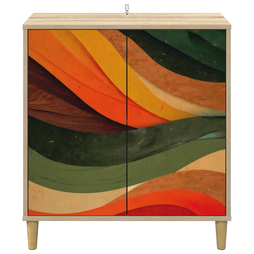 vidaXL Bufet BONN Sonoma 69 x 33 x 75 cm Drewno inżynieryjne