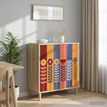 vidaXL Bufet ESSEN Sonoma 69 x 33 x 75 cm Drewno inżynieryjne