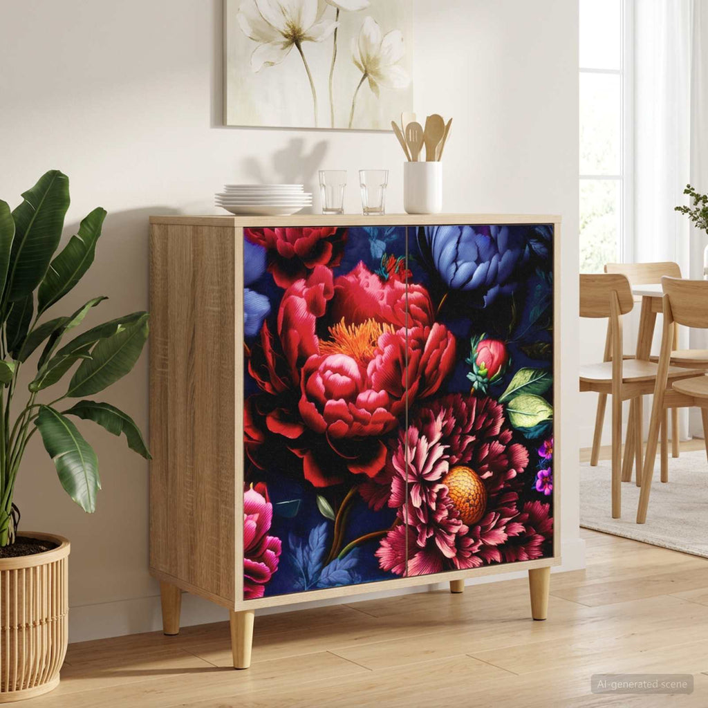 vidaXL Bufet KIEL Sonoma 69 x 33 x 75 cm Drewno inżynieryjne
