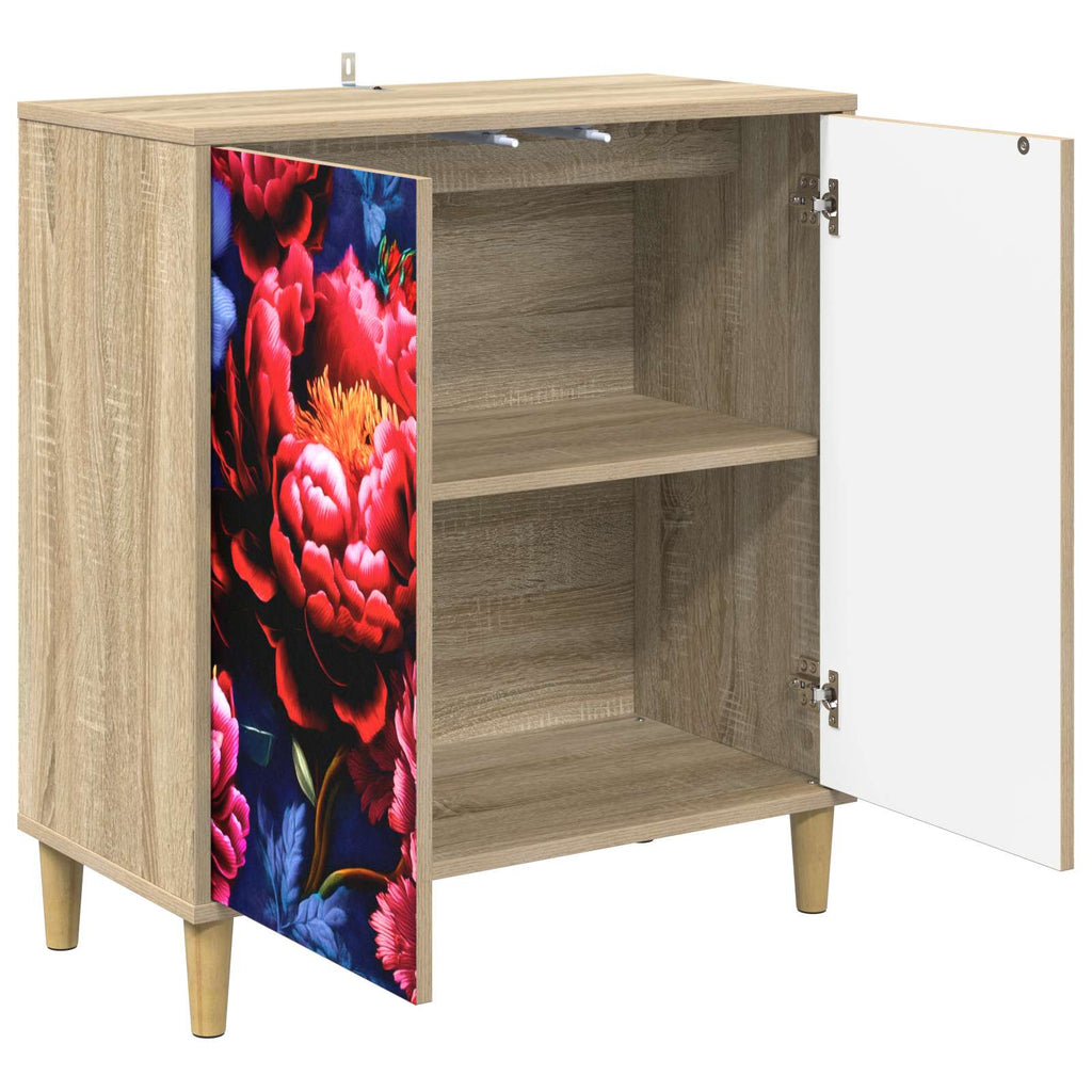 vidaXL Bufet KIEL Sonoma 69 x 33 x 75 cm Drewno inżynieryjne