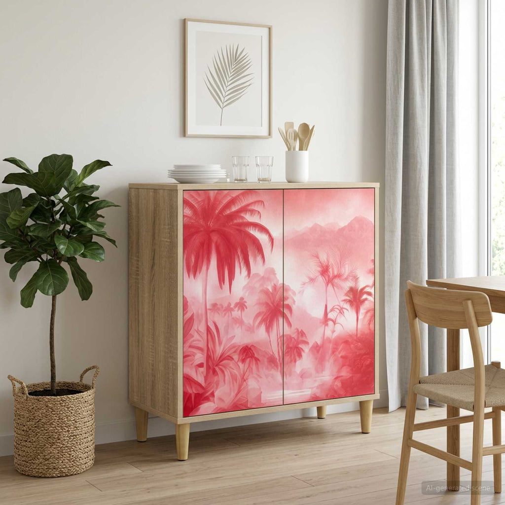 vidaXL Bufet AACHEN Sonoma 69 x 33 x 75 cm Drewno inżynieryjne