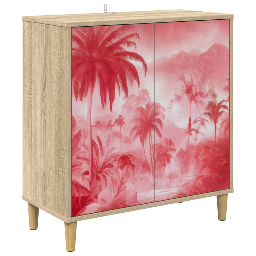vidaXL Bufet AACHEN Sonoma 69 x 33 x 75 cm Drewno inżynieryjne