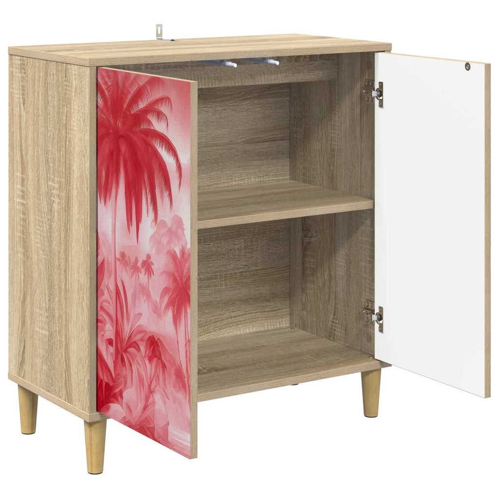 vidaXL Bufet AACHEN Sonoma 69 x 33 x 75 cm Drewno inżynieryjne
