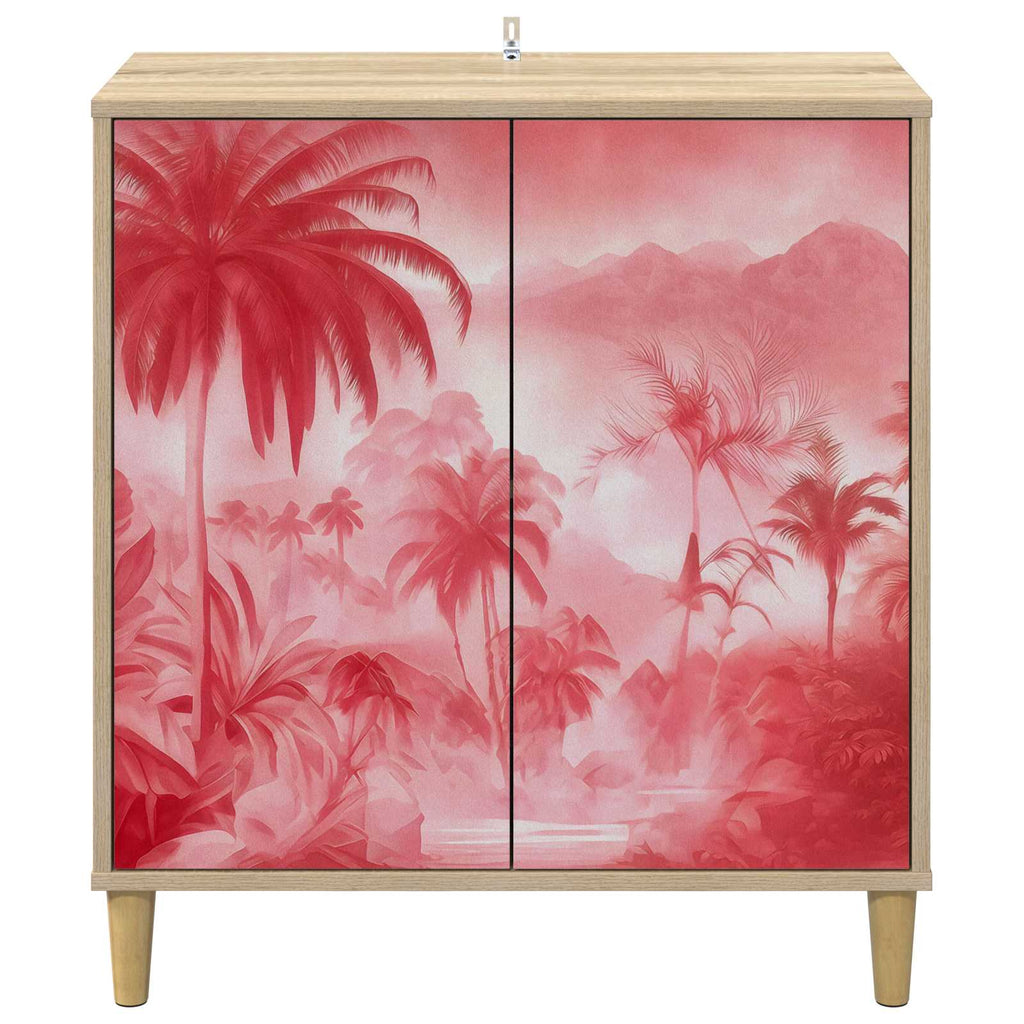 vidaXL Bufet AACHEN Sonoma 69 x 33 x 75 cm Drewno inżynieryjne