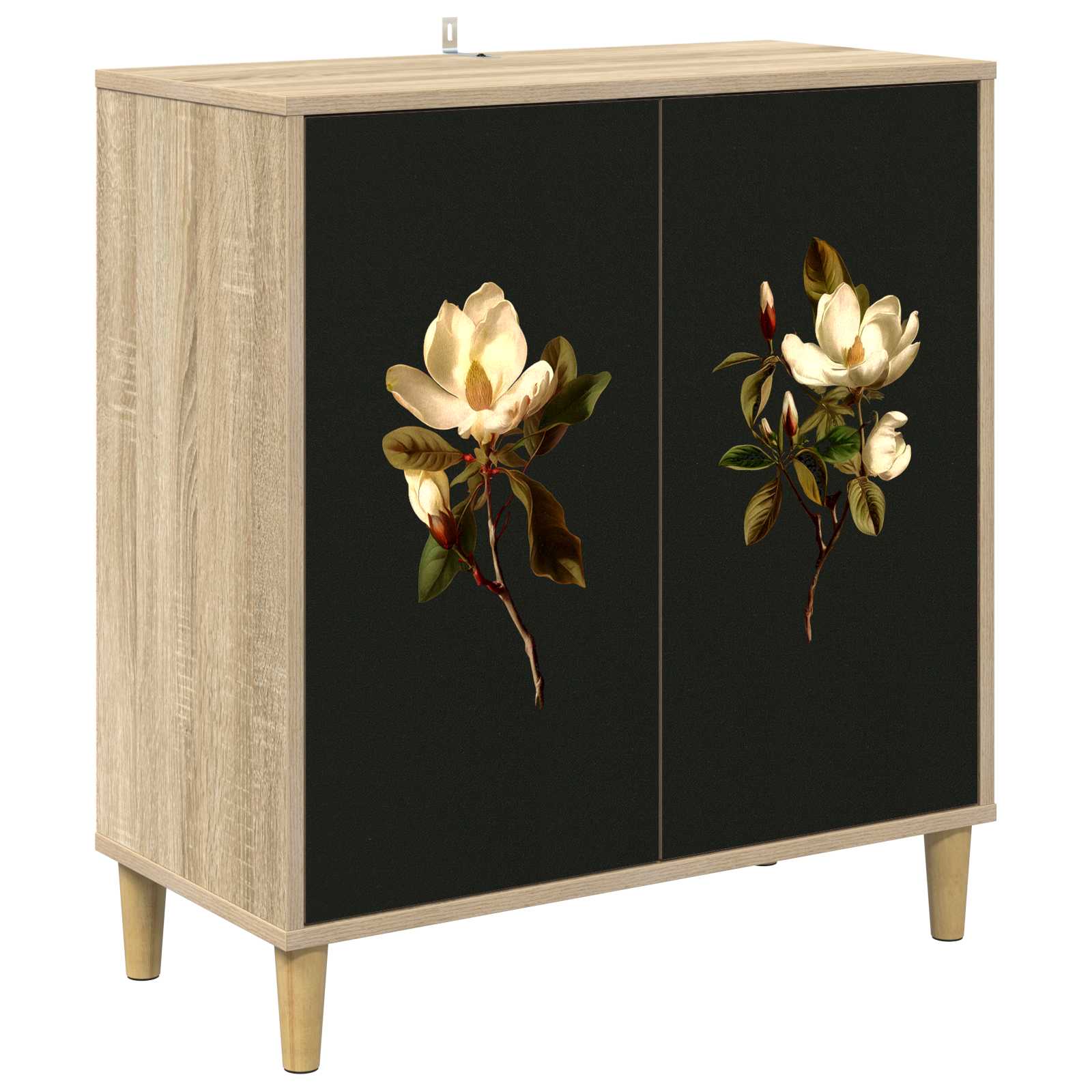 vidaXL Bufet BREMEN Sonoma 69 x 33 x 75 cm Drewno inżynieryjne