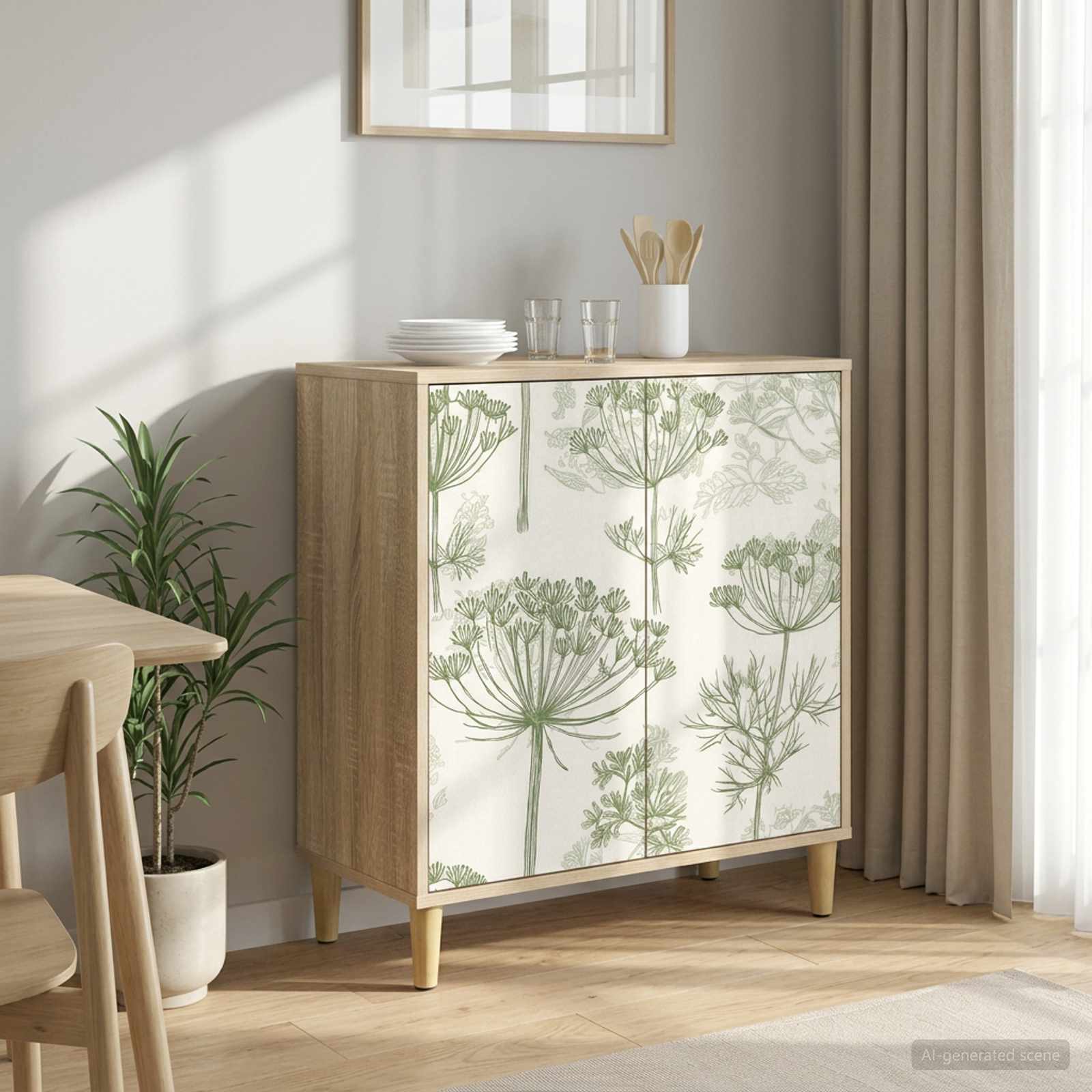vidaXL Bufet GOTHA Sonoma 69 x 33 x 75 cm Drewno inżynieryjne