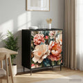 vidaXL Bufet BORNE Czarny dąb 69 x 33 x 76 cm Drewno inżynieryjne