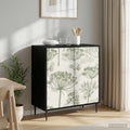 vidaXL Bufet GOTHA Czarny dąb 69 x 33 x 76 cm Drewno inżynieryjne